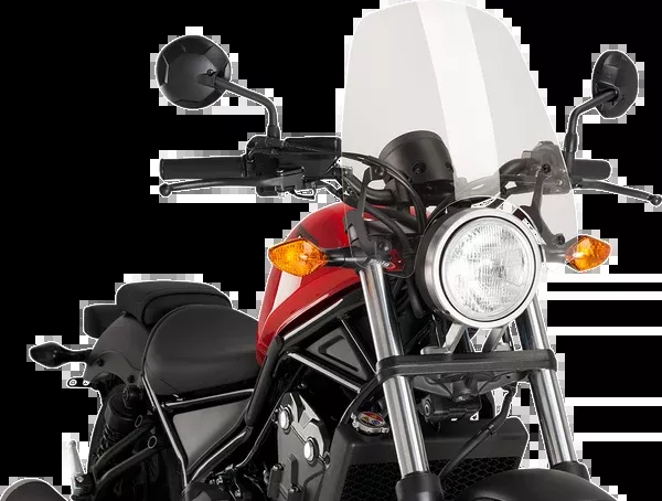 PUIG HI-Tech Parts New Generation Windscreen – 16-1/2″ – Clear – Honda