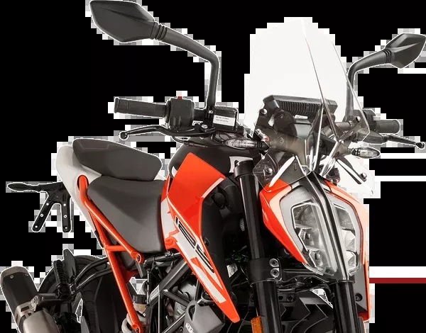 PUIG HI-Tech Parts New Generation Windscreen - 16-1/4" - Clear - KTM
