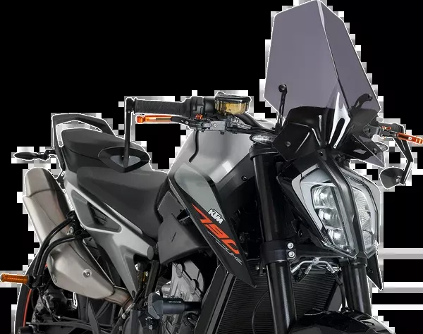 PUIG HI-Tech Parts New Generation Windscreen – 16-1/4″ – Dark Smoke – KTM