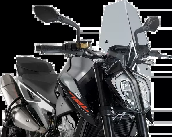 PUIG HI-Tech Parts New Generation Windscreen – 16-1/4″ – Smoke – KTM