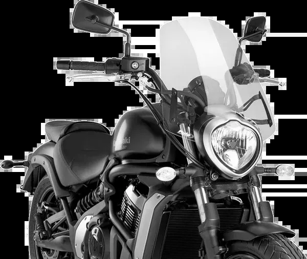 PUIG HI-Tech Parts New Generation Windscreen - 18-1/2" - Clear - Vulcan