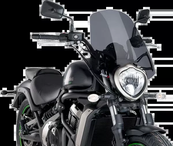 PUIG HI-Tech Parts New Generation Windscreen – 18-1/2″ – Dark Smoke – Vulcan
