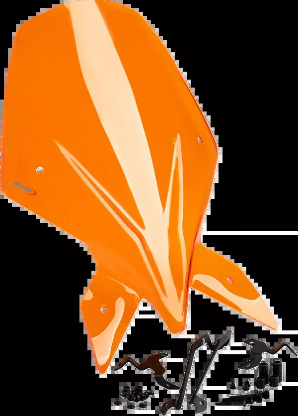 PUIG HI-Tech Parts New Generation Windscreen - Orange - 1390 Super Duke