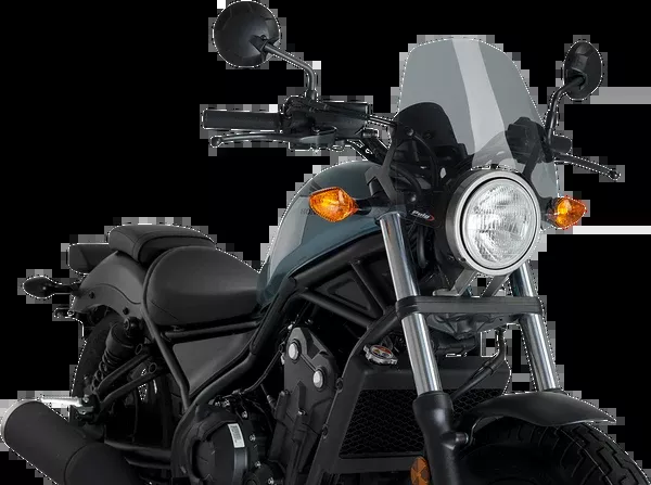 PUIG HI-Tech Parts New Generation Windscreen - Smoke - Rebel