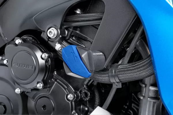 PUIG HI-Tech Parts R12 Slider Caps – Blue