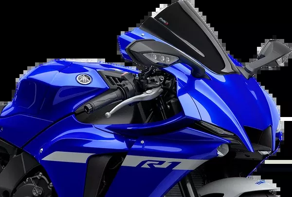 PUIG HI-Tech Parts Race Windscreen – 13-1/4″ – Black – YZF-R1