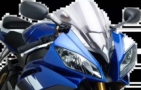 PUIG HI-Tech Parts Race Windscreen - 13-3/4" - Clear - YZF-R6