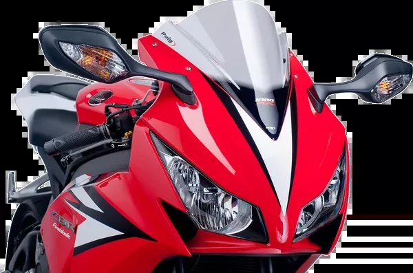 PUIG HI-Tech Parts Race Windscreen - 13-3/8" - Smoke - CBR1000RR