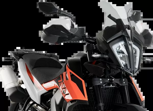 PUIG HI-Tech Parts Race Windscreen - 14-1/4" - Smoke - KTM 790