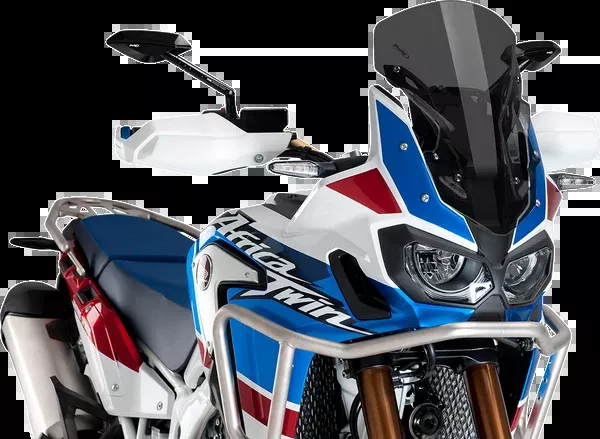 PUIG HI-Tech Parts Race Windscreen - 16-1/4" - Smoke - CRF1000L