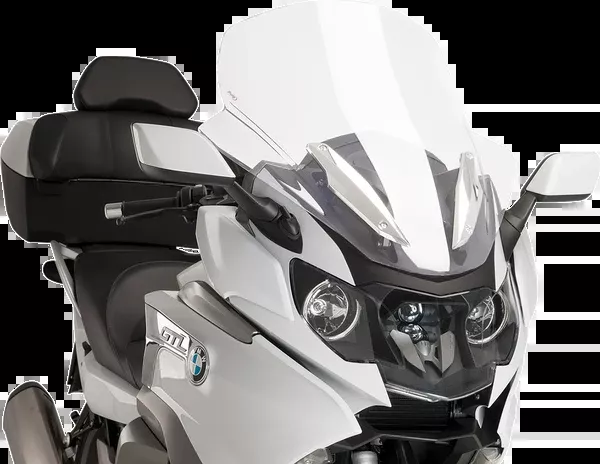 PUIG HI-Tech Parts Race Windscreen - 27-1/2" - Clear - BMW