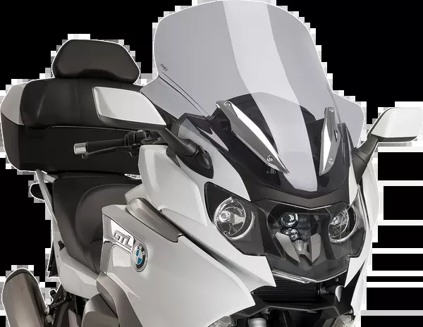 PUIG HI-Tech Parts Race Windscreen - 27-1/2" - Light Smoke - BMW