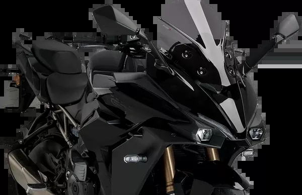 PUIG HI-Tech Parts Sport Windscreen - 16" - Dark Smoke - GSX-S1000 GT