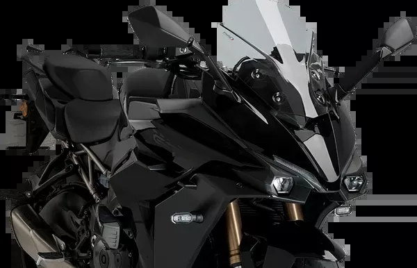 PUIG HI-Tech Parts Sport Windscreen - 16" - Smoke - GSX-S1000 GT