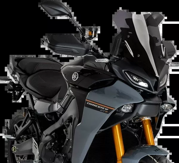PUIG HI-Tech Parts Sport Windscreen - Dark Smoke - Yamaha