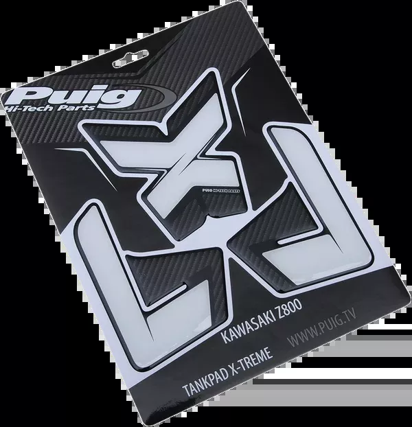 PUIG HI-Tech Parts Tank Pad – Carbon – Kawasaki
