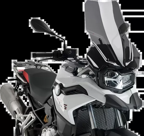 PUIG HI-Tech Parts Touring Windscreen - 21" - Dark Smoke - BMW