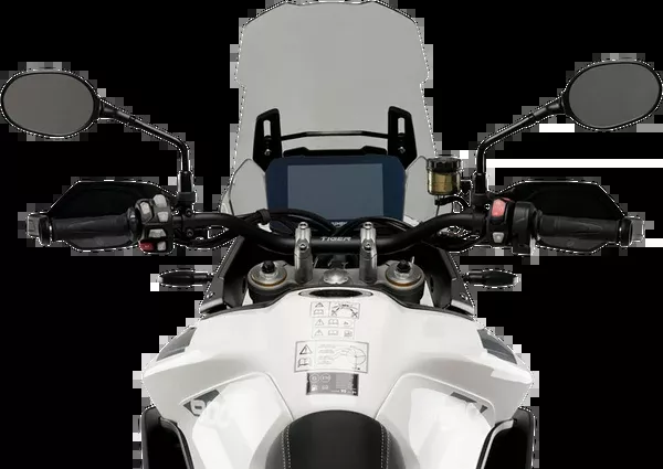 PUIG HI-Tech Parts Touring Windscreen - 22" - Smoke - Triumph