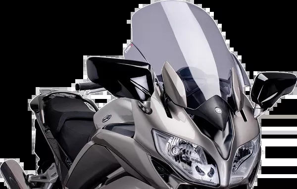 PUIG HI-Tech Parts Touring Windscreen - 22" - Smoke - Yamaha