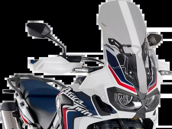 PUIG HI-Tech Parts Touring Windscreen - 23-1/4" - Smoke - CRF1000L
