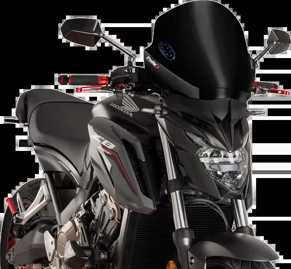 PUIG HI-Tech Parts Trend Windscreen - Black
