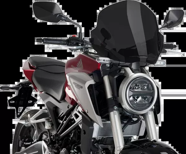 PUIG HI-Tech Parts Trend Windscreen - ER5 - Dark Smoke