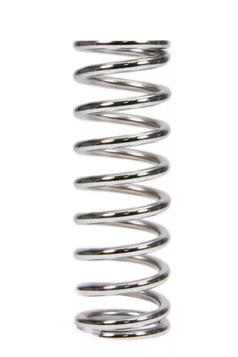 QA1 Chrome Coil-Over Spring 2.5in ID 10in Length 150lbs/in QA110CS150