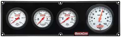 QuickCar Extreme 3-in-1 Gauge Panel with 3-inch Tachometer 61-77413