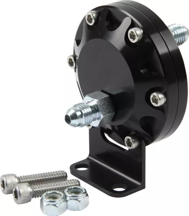 QuickCar Fuel Pressure Isolator 0-80 PSI Black Anodized Aluminum 61-300