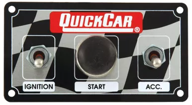 Quickcar ICP Single Dirt Switch Panel with 3-Wheel Brake Harness 50-033