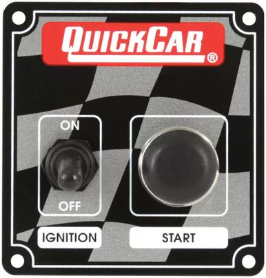 QuickCar Ignition Panel with Ignition Switch and Starter Button 50-102
