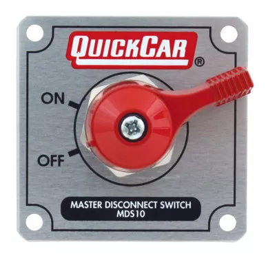 Quickcar MDS10A Silver Battery Disconnect Switch 125A 12V Alternator Posts 55-022