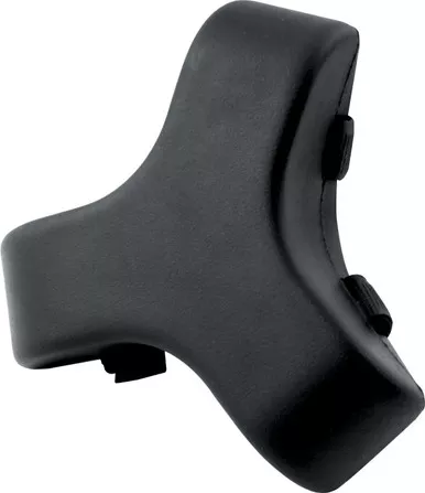 QuickCar Molded Black Steering Wheel Pad for Flat or Dished Three-Spoke Wheels 58-244