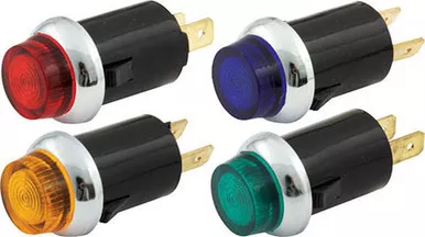Quickcar Warning Light Kit 3/4in Red/Blue/Green/Amber 61-706