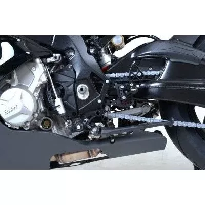 R&G Racing Black Adjustable Rearsets For 2017-2020 BMW S1000R