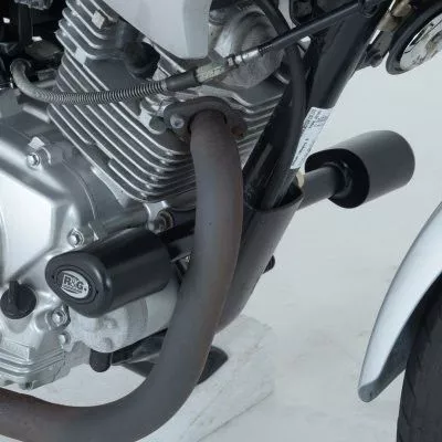 R&G Racing Black Aero Style Crash Protection Bobbins For 2015-2017 Yamaha YBR125C Express