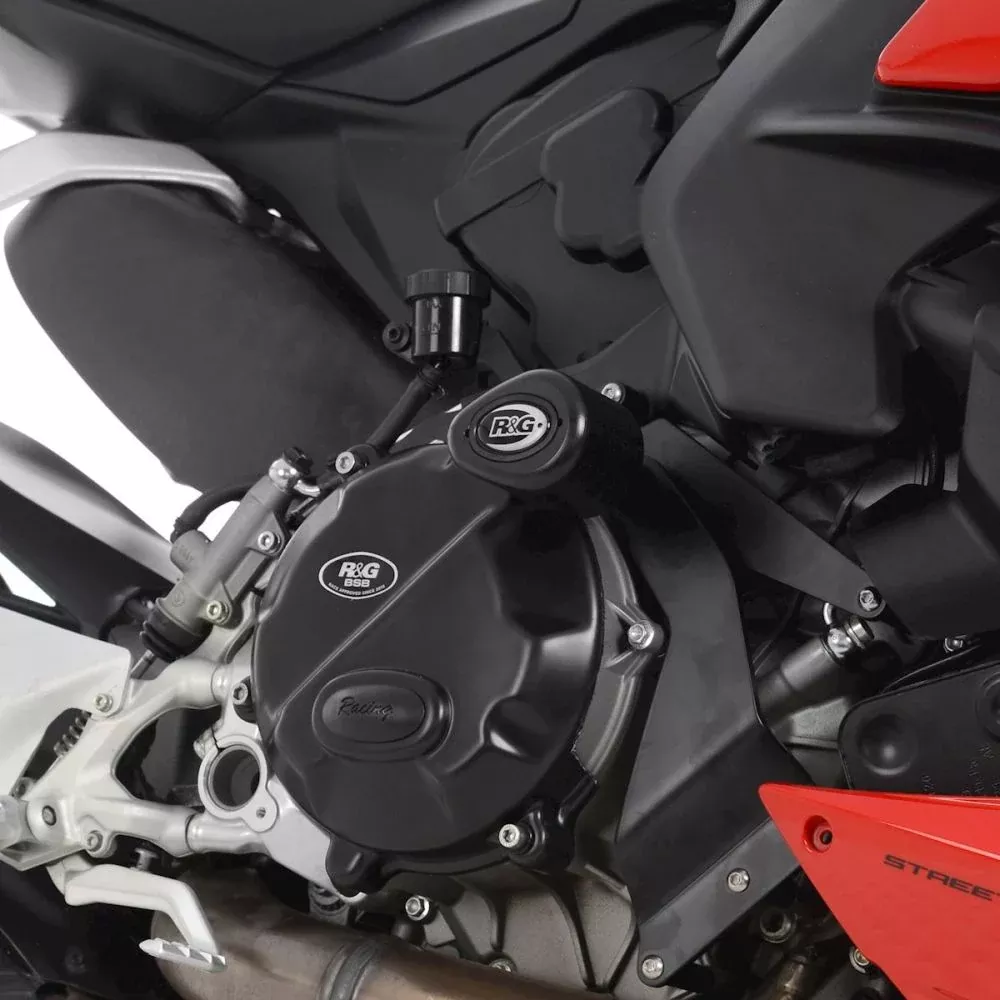 R&G Racing Black Aero Style Crash Protection Bobbins For 2020-2024 Ducati Panigale V2