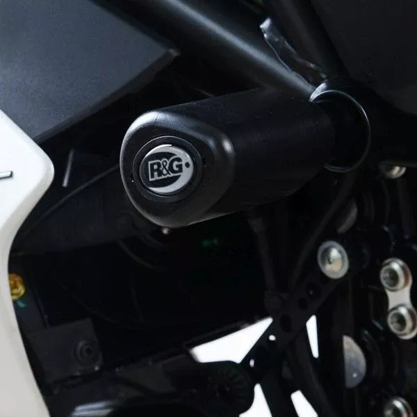 R&G Racing Black Aero Style Crash Protection Bobbins For 2021-2023 Ducati Diavel 1260