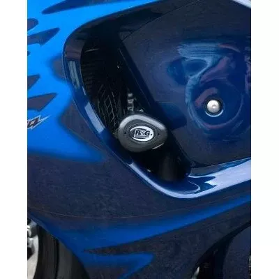 R&G Racing Black Aero Style Crash Protection Bobbins Non Drill For 2008-2020 Suzuki Hayabusa 1340