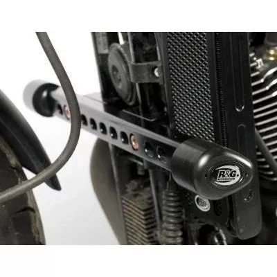 R&G Racing Black Aero Style Crash Protectors For 2008-2010 Harley-Davidson Sportster 1200 XR1200