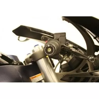R&G Racing Black Bar End Sliders For 2008-2010 Buell 1125R BE0046BK