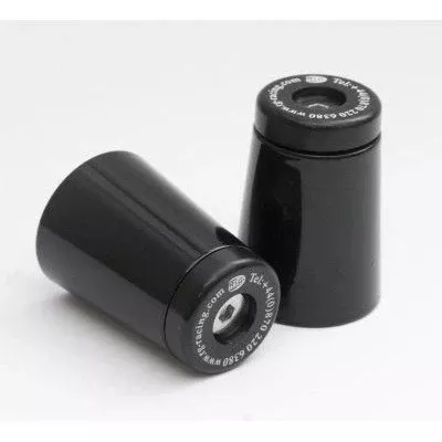 R&G Racing Black Bar End Sliders For 2008-2020 Suzuki Hayabusa 1340 BE0037BK