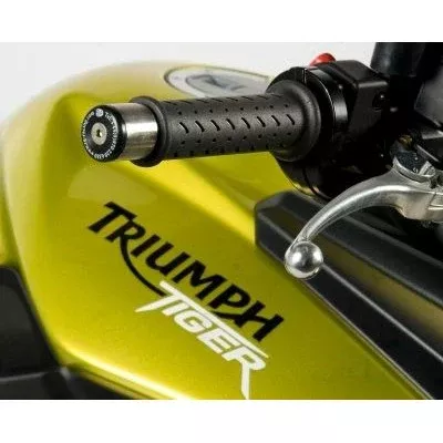 R&G Racing Black Bar End Sliders For 2011-2013 Triumph Tiger 800 BE0053BK