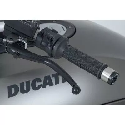 R&G Racing Black Bar End Sliders For 2011-2018 Ducati Diavel