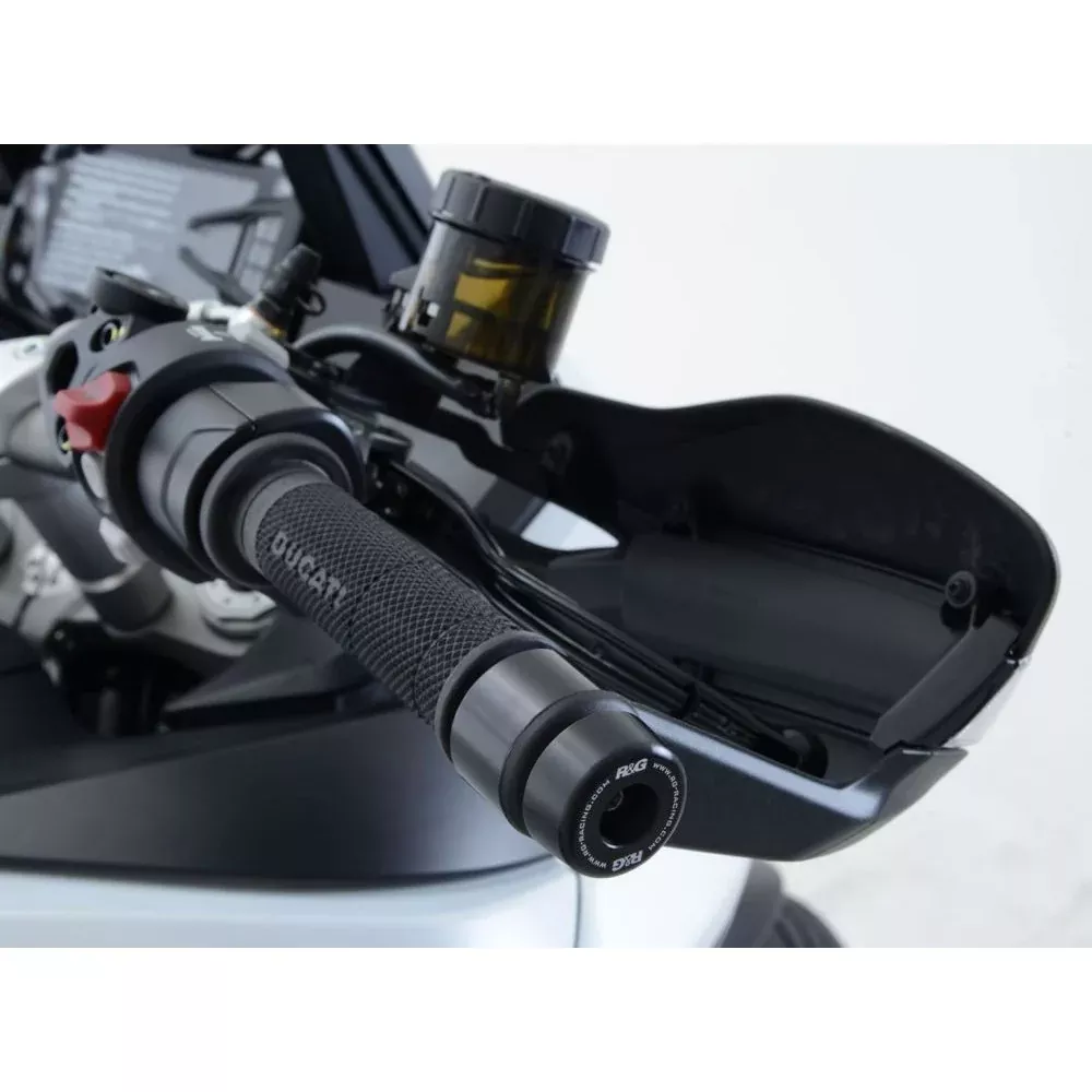 R&G Racing Black Bar End Sliders For 2015-2017 Ducati Multistrada 1200