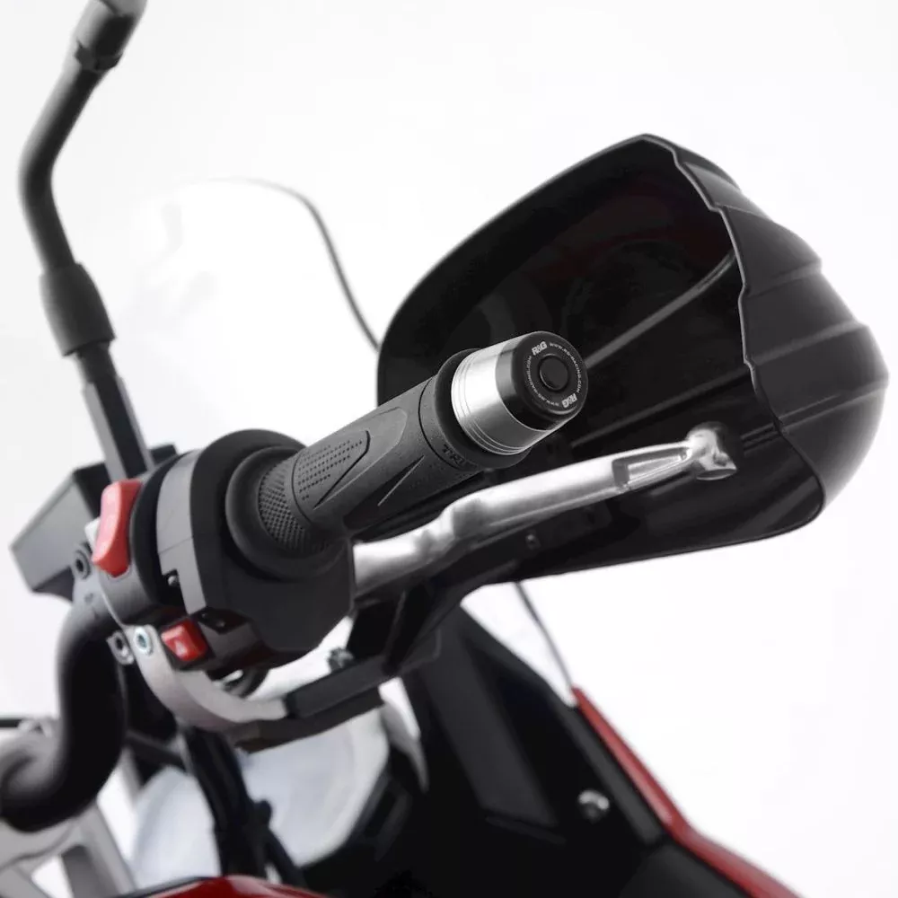 R&G Racing Black Bar End Sliders For 2019-2023 Royal Enfield Continental GT 650