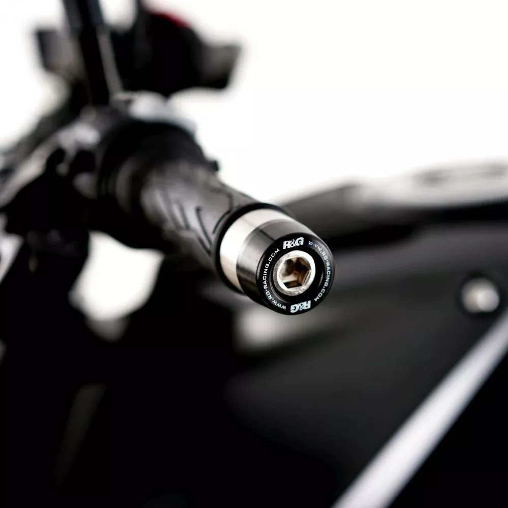 R&G Racing Black Bar End Sliders For 2024-2024 Suzuki GSX-8R