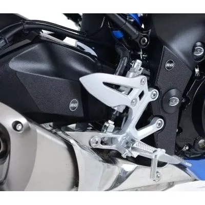 R&G Racing Black Boot Guard Kit For 2016-2017 Suzuki GSXS1000