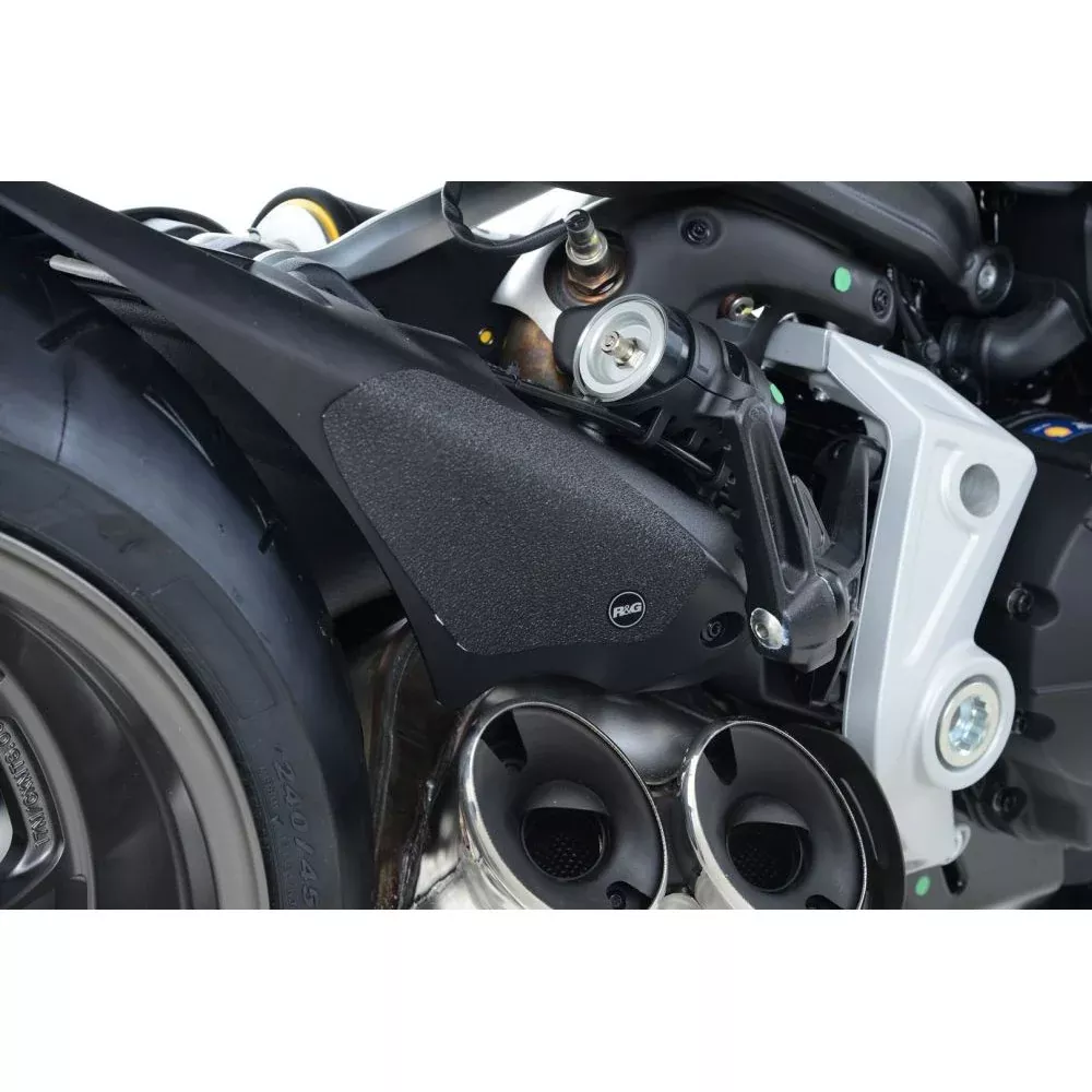 R&G Racing Black Boot Guard Kit For 2016-2020 Ducati XDiavel