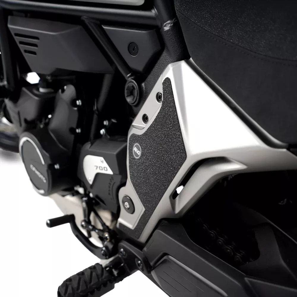 R&G Racing Black Boot Guard Kit For 2023-2024 CF-Moto 700CL-X Adventure